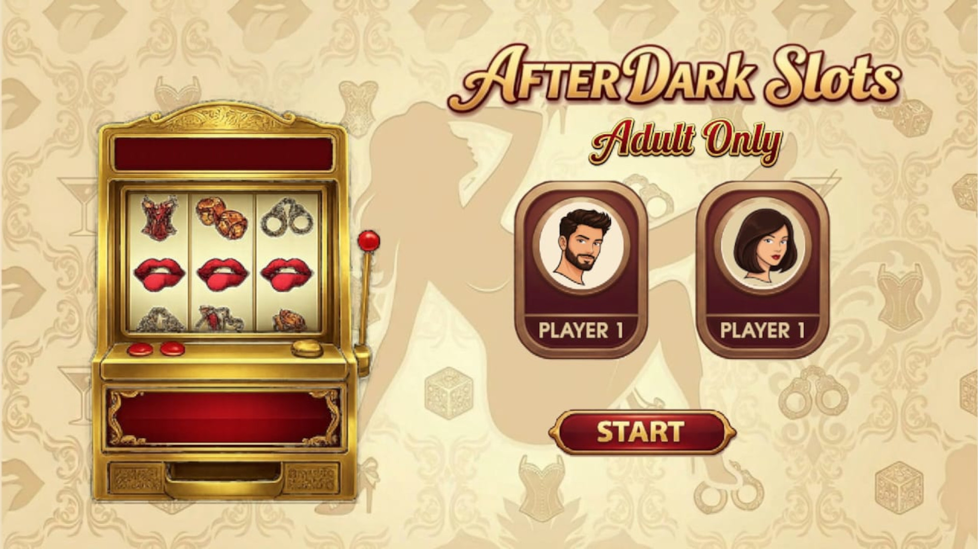 Partida de AfterDark Slots en una tele